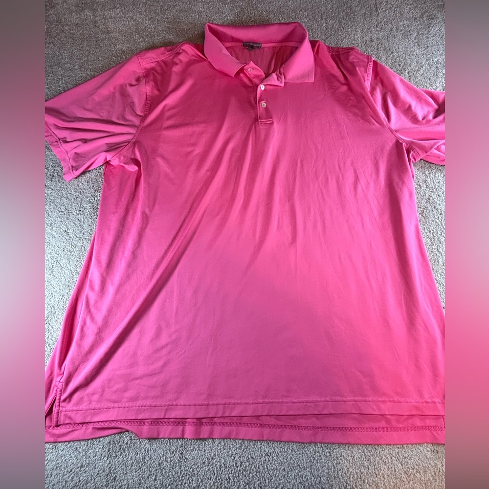 Peter millar pink short sleeve summer comfort sz 3XLT